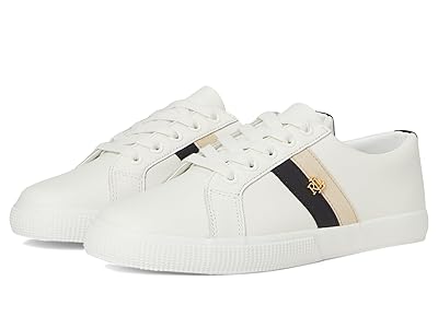Lauren Ralph Lauren Janson II Color-Blocked Leather Sneakers Women