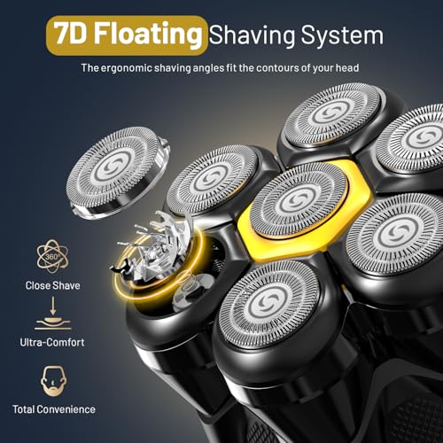 Image of Head Shaver for Bald Men: 7D Electric Bald Razor Cordless