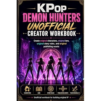 KPop Demon Hunters Unofficial Creator Workbook: Create original characters, original lore, original story rules, and original publishing assets