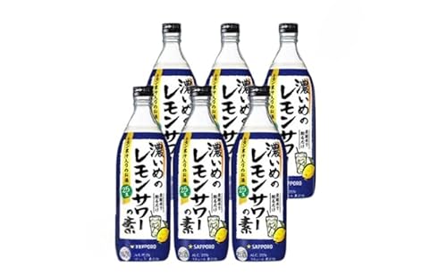 サッポロ 濃いめの レモンサワー の素 6本(1本500ml)