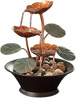 Bits and Pieces - Indoor Water Lily Water Fountain-Small Size Makes This A