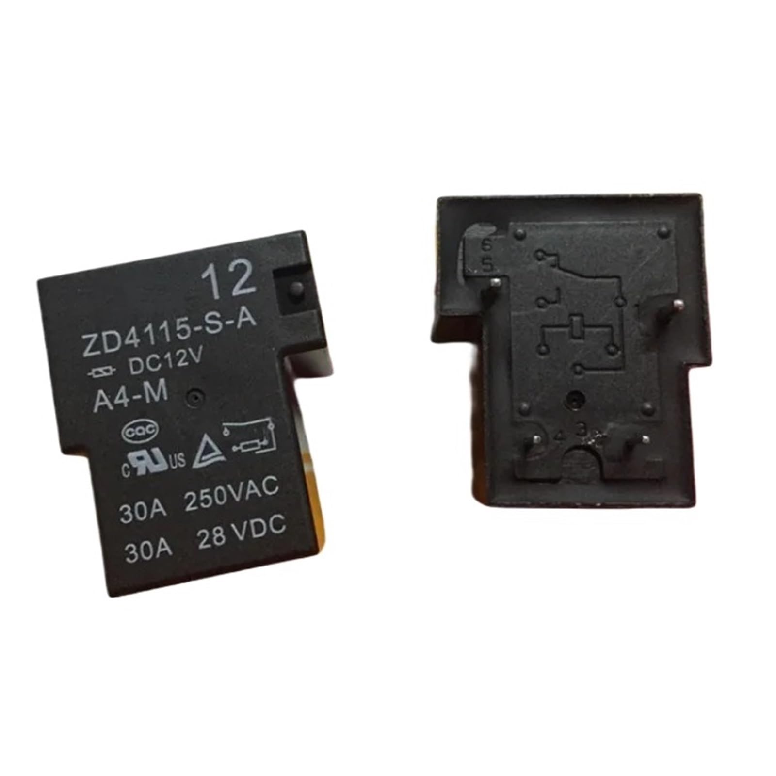 K66SIYV5KY 5PCS 12V 24V relay DC12V DC24V ZD4115-S-A ZD4115-S-A-24VDC 12VDC 24VDC ZD4115-S-A-12VDC ZD4115 40A 250VAC 4PIN(24VDC)