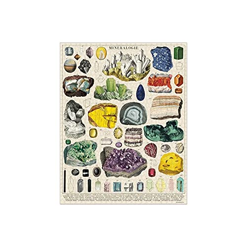 Cavallini Papers & Co. Minerologie 1,000 Piece Puzzle, Multi #TOP1