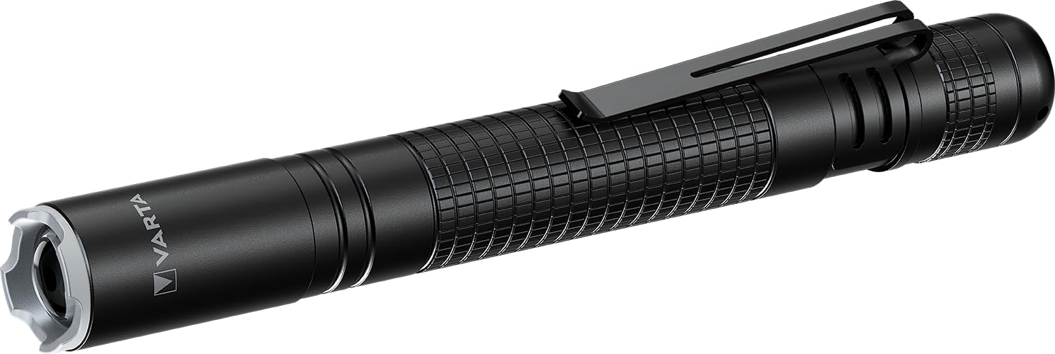 Varta Black 150Lm Led Battery-Powered Portable Flashlight from B&Q