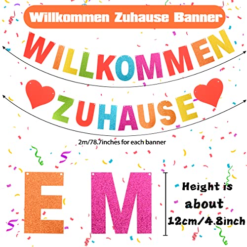 Welcome Home Banner - Willkommens Girlande Für Familienfeiern