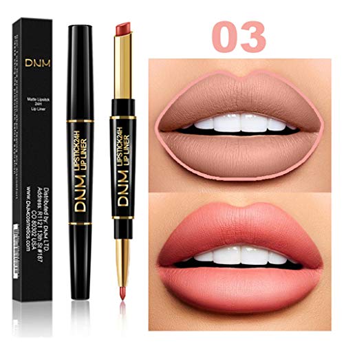 Lipstick Rosewood Vegan Doubleend Durable Lip Liner Waterproof Lip Liner Pen 12 Colour Care Set Teenager Girls 13 (C, 14.8 x 1.6 cm) - Image 3