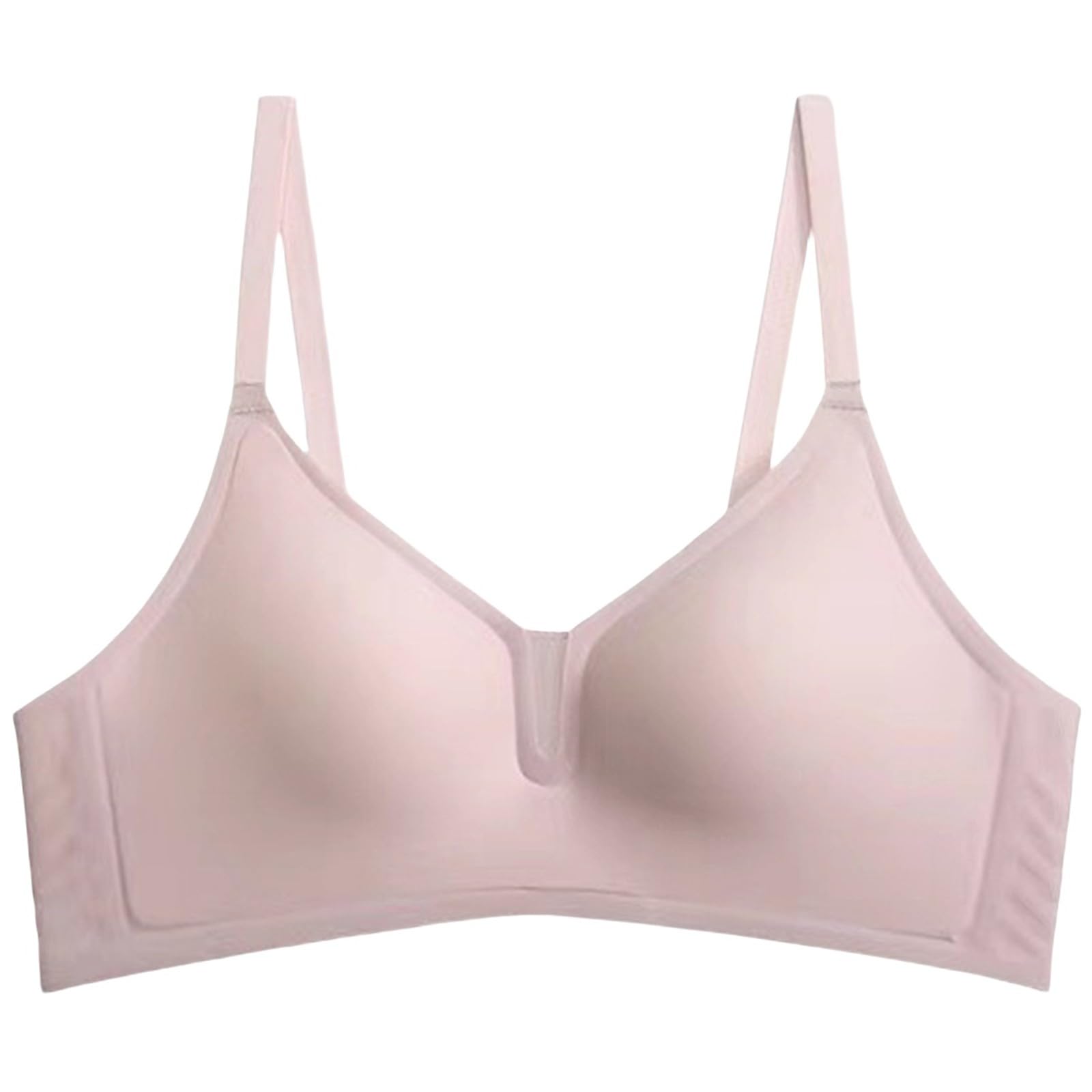 Biustonosze Minimiser dla kobiet UK Niski tył Bez fiszbin Ramiączka Wyściełany Push Up Halter Halterneck Plus Size Bezszwowy biustonosz sportowy Miękki, lekki biustonosz