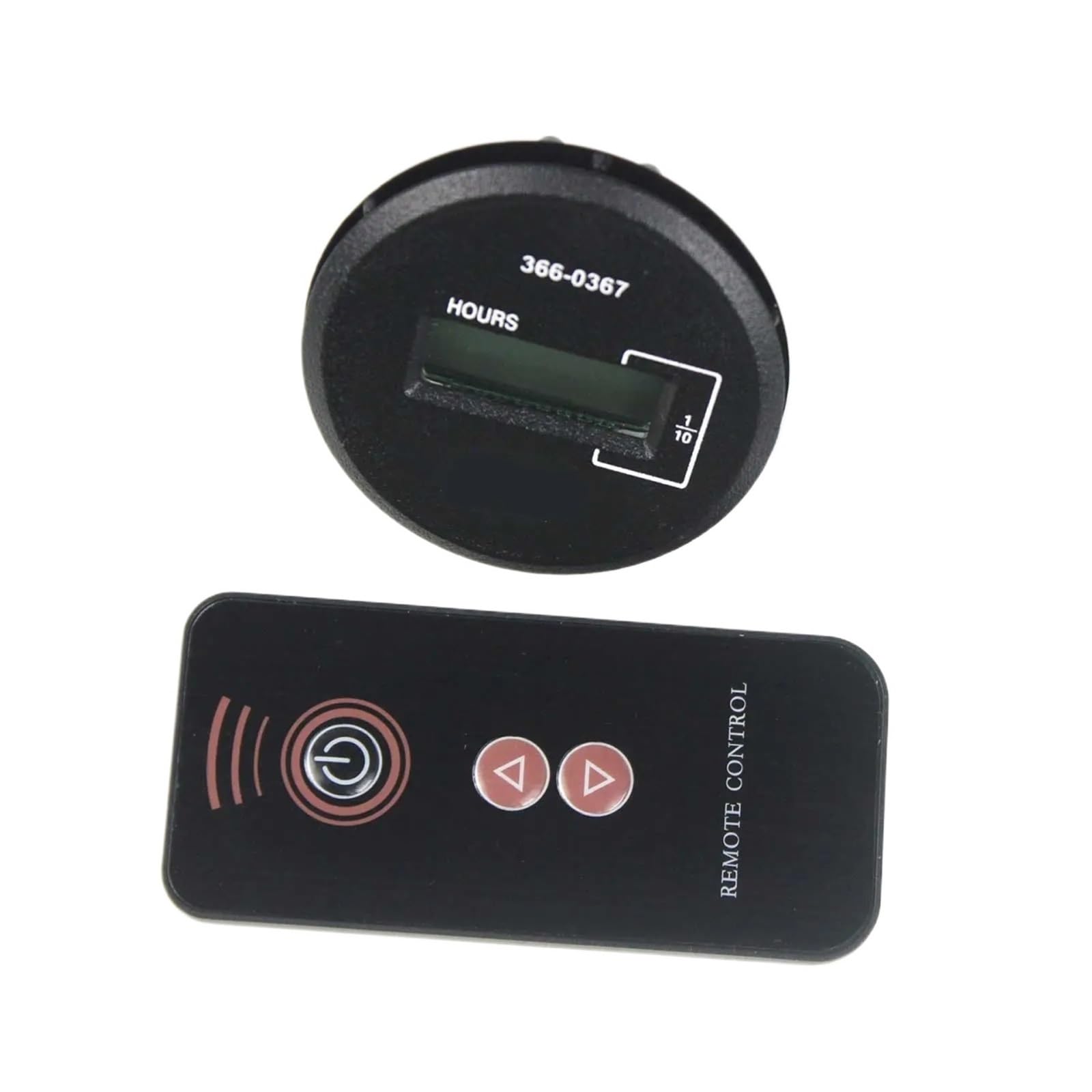 Riswekfw One Color 1Pc Timer Hour Meter 366-0367 197-8832 For 320D E320d Excavator Remote Control Hour Counter Can Set Time