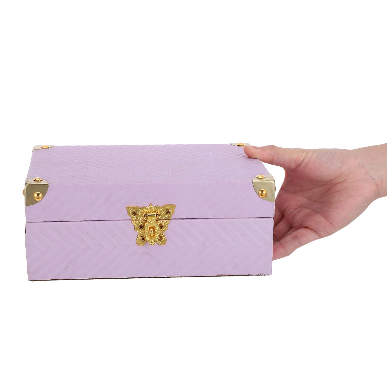 Moderne Multifunktionale Schmuckaufbewahrungsbox mit Sicherem Schloss Kleine Reise Schmuckschatulle für Ringe und Armbänder für Zuhause und Geburtstage