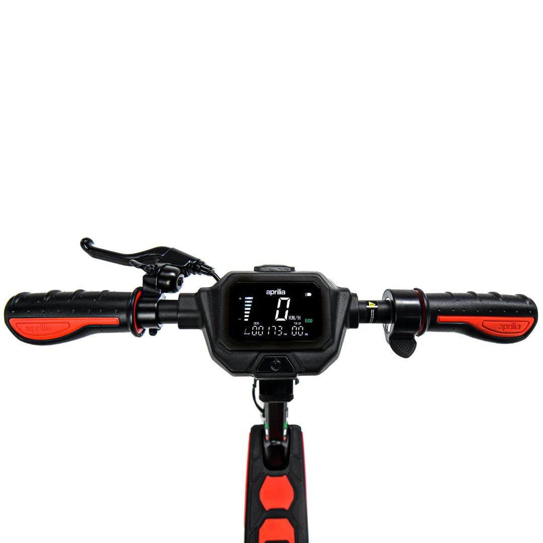 Aprilia, eSR1, Trottinette Électrique, Moteur 350W, Châssis en Magnésium, Noir/Rouge