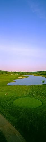 Posterazzi Póster de vista aérea de Course Caves Valley Golf Club Owings Mills Baltimore County Maryland USA (27 x 9), varía