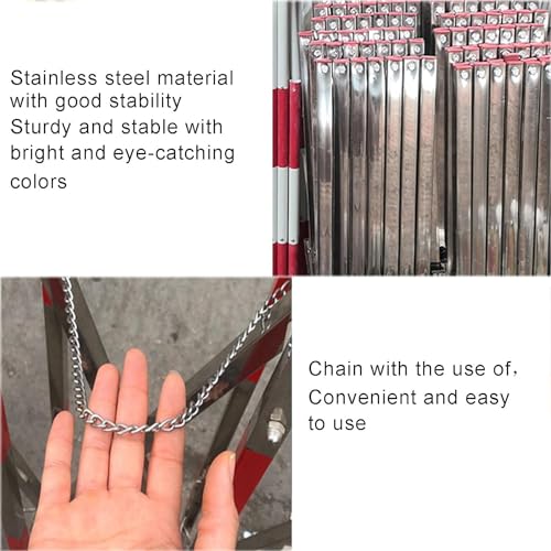 Solution durable contrôle foule : barrière rétractable en inox - 5