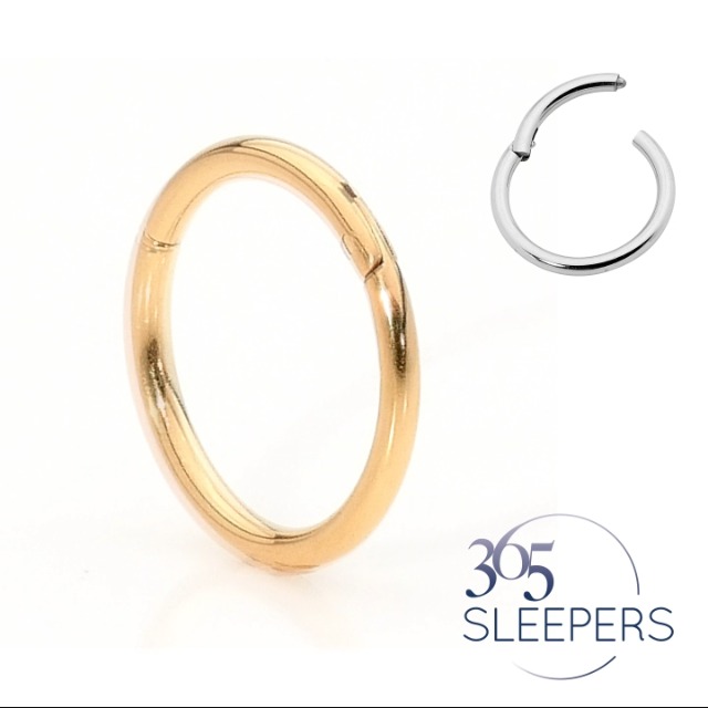 Orecchini A Cerchio In Titanio G23 - Per Septum, Trago, Elica, Anallergici - Foto 12