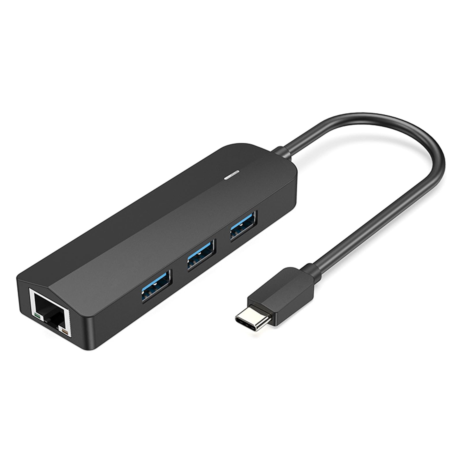 Eficiente adaptador convertidor USB C a RJ45 Gigabit Ethernet con 3 puertos USB 3.0 para una red sin problemas centro USB C con Ethernet