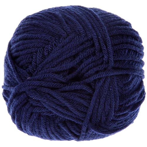Image of Hobby Lobby Yarn Bee Soft & Sleek Yarn, 405 Navy, Set of 2 | 4 Medium Weight, 100% Low Pill Acrylic, 232 Yards Per Skein