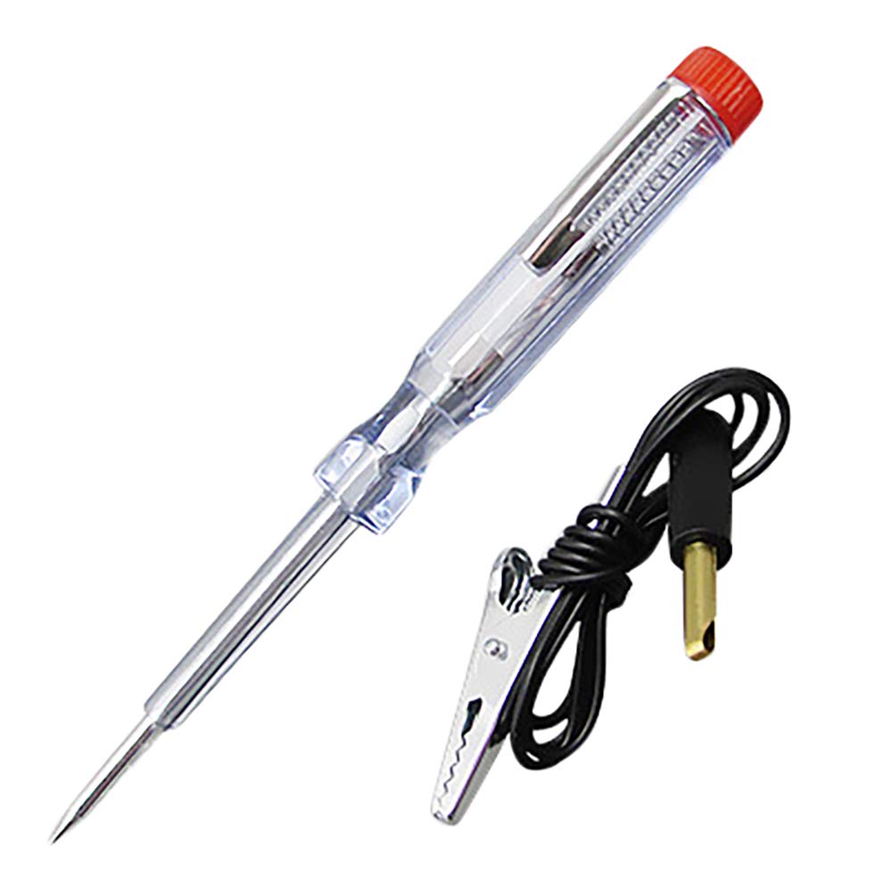 Barabesty 6V 12V 24V DC Probe Light System Test Probe Lamp Auto Car Light Circuit Tester Lampada Voltaggio Test Pen Detector