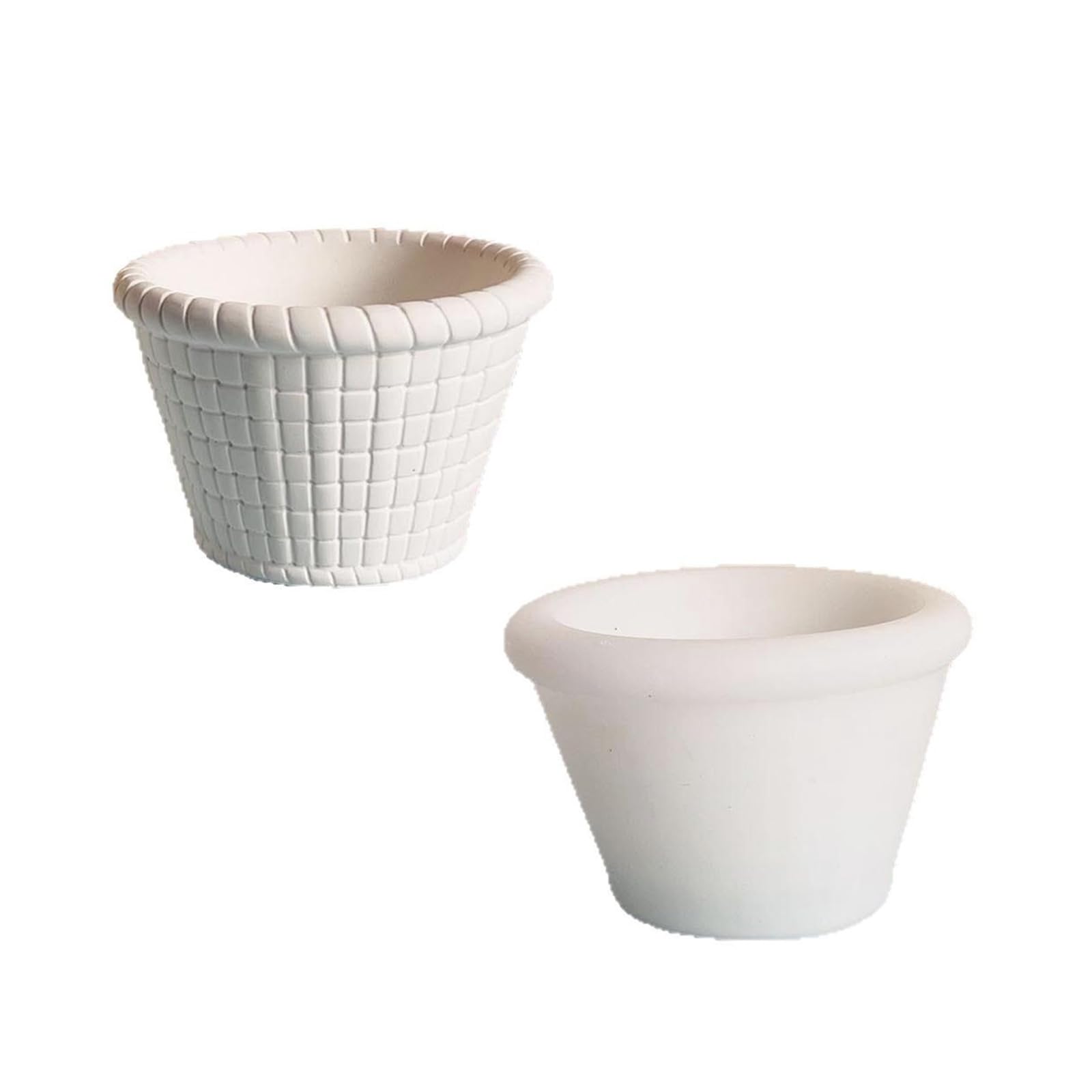 NEWFT Flexible Flower Basket Shaped Silicone Mold Multipurpose Handmade Soap Plaster Gypsum Flowerpot Mould Jewelry Tool