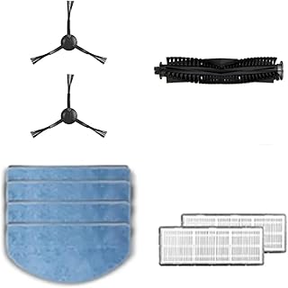 Airzeen G20 Pro Robot Vacuum Cleaner Accessory Set - Roller Brush, Filter, Side Brush*2, Washable Mop*4 Price In India