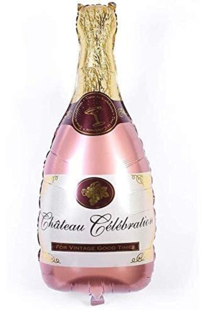 Beysüs Rose Gold Şampanya Şişesi Şekilli Folyo Balon
