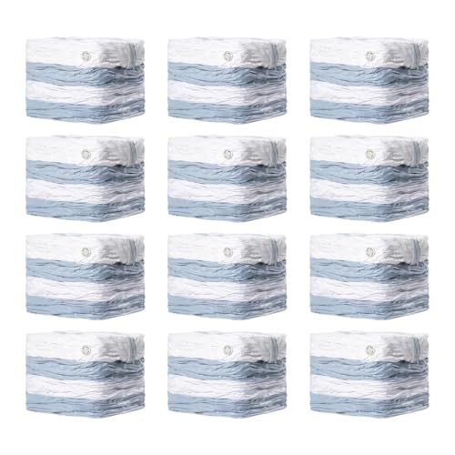 Image of TAILI 12 Pack Vacuum Storage Bags, Jumbo Cube 31x40x15 Inch, Clear | Extra Large Vacuum Seal Bags for Comforters, Blankets, Bedding, Clothing, No Pump Compression Cube, Space Saver Storage