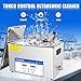 30L Ultrasonic Cleaning Machine with Digital Timer & Heater,Touch Button Control,Power-Off Memory,Professional Lab Ultrasonic Cleaner 600W Sonic Part Cleaner Stain Removal