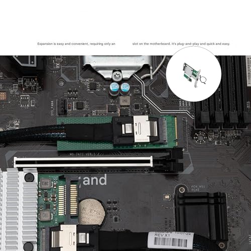 Tarjeta de Red Ethernet PCIE SFP+ 10G para Adaptador Fibra 82599, 1000Mbps, Ahorro de Espacio para Servidor miniatura 2