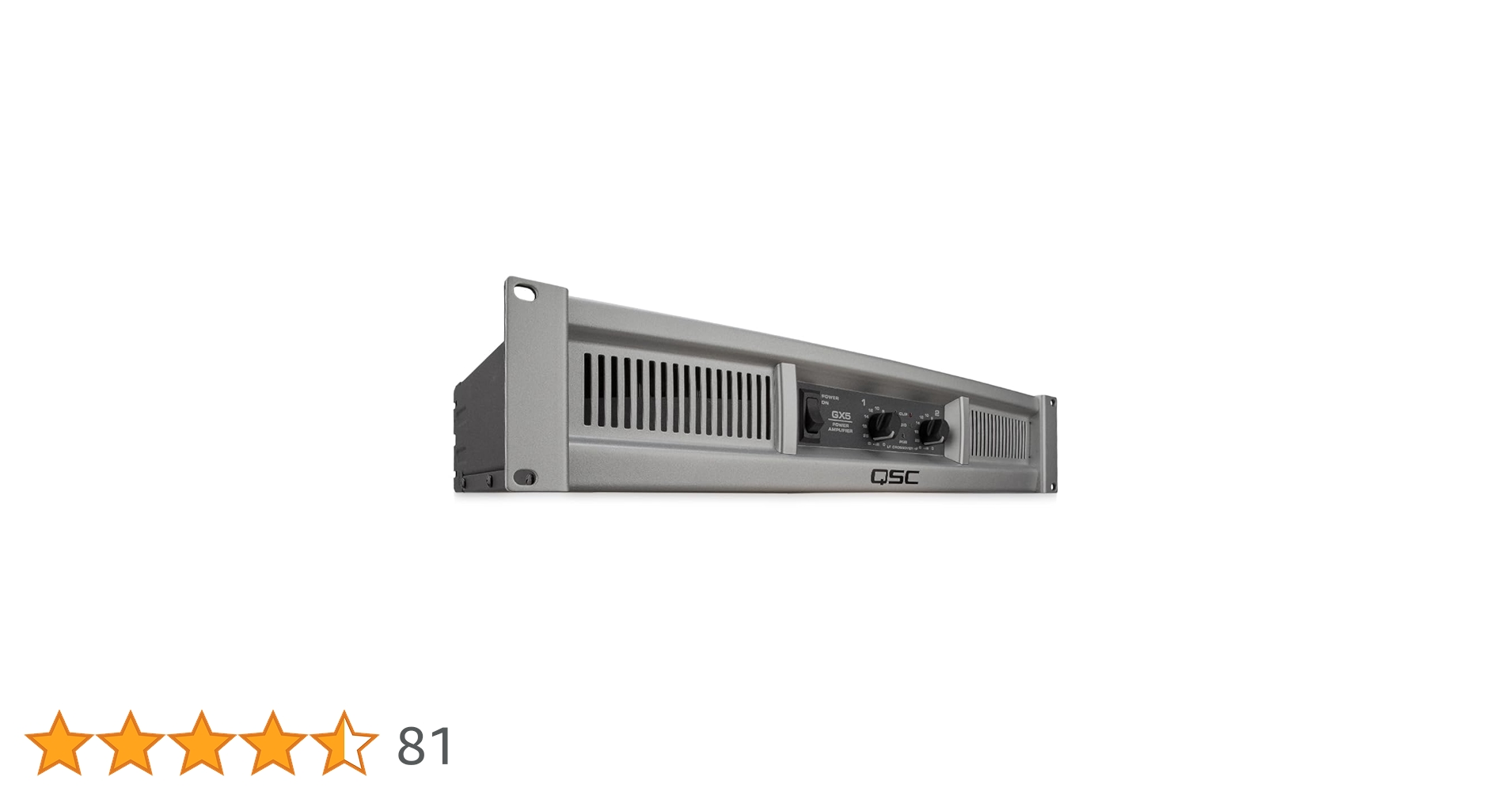 QSC キューエスシー ステレオパワーアンプ GX5 通電確認済み 現状品 Amazon | QSCキューエスシー 軽量ハイパワーパワーアンプ GX5