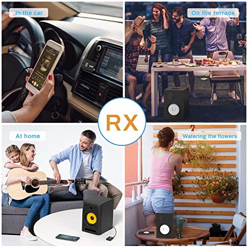 image for TROND Bluetooth 5.0 Transmitter Receiver for TV to Headphones, 2-in-1 