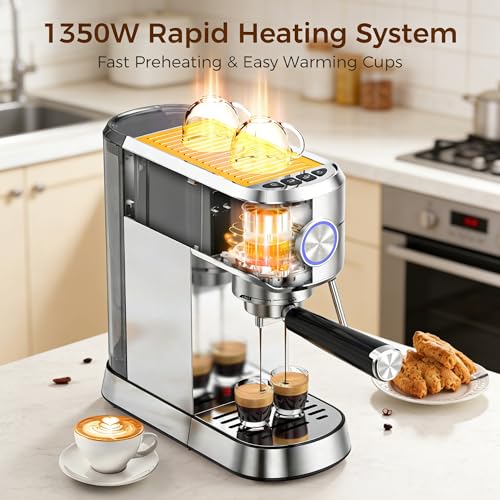 Semi-Automatic Espresso Machine with Wand