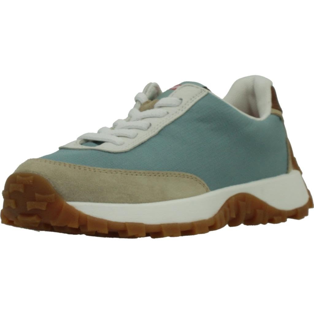 Camper Girls Drift Trail K800548 Sneaker, Medium Green 024, 11 UK Child