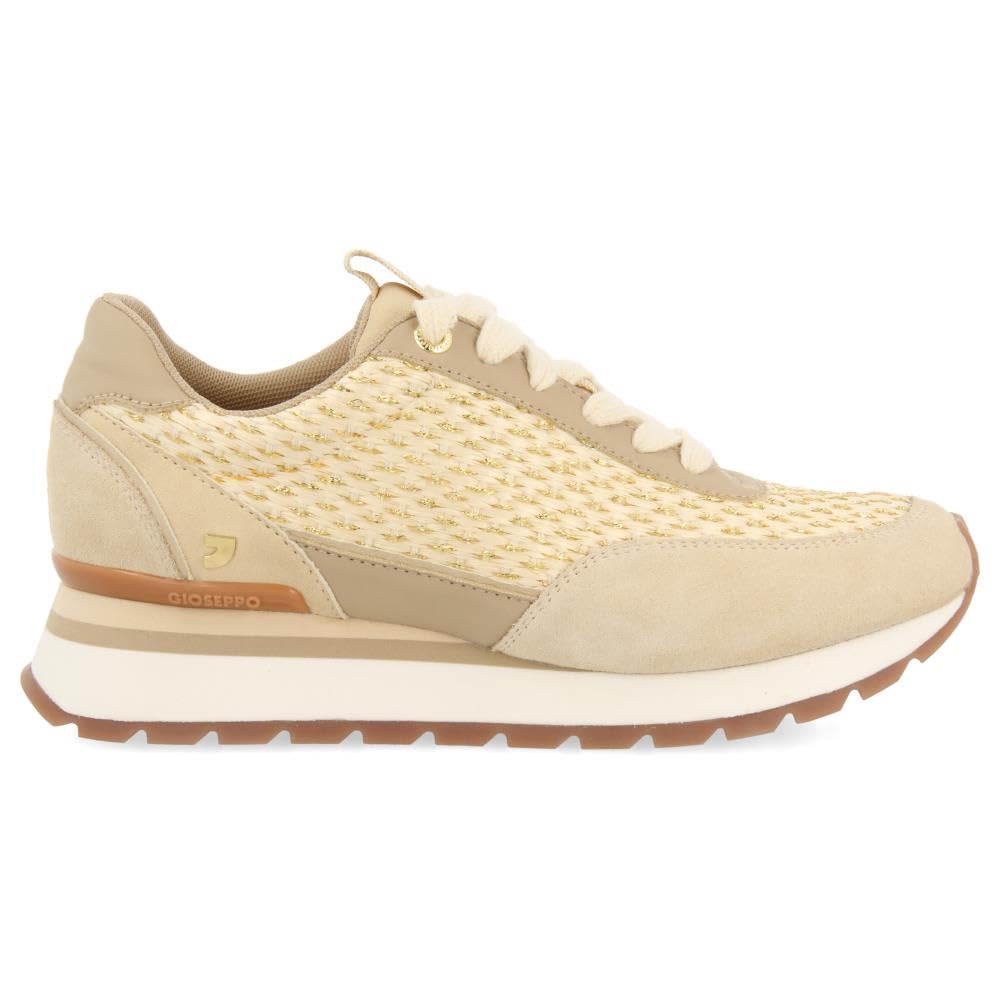 Sneakers Doradas con Detalles Trenzados para Mujer GAGGI