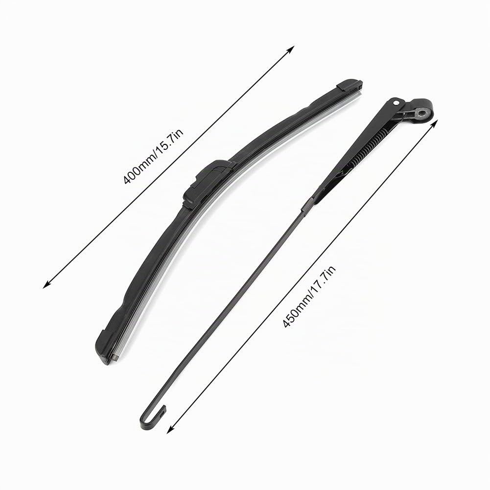 Spazzola tergicristallo universale KIMISS, kit di sostituzione lama tergicristallo manuale manuale UTV=tergi manuale atv