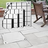 HEFJIAYCIQ Tapa Y Marco De Acero Inoxidable 304, Tapa De Alcantarillado Cuadrada Empotrada Y Resistente Para Entradas De Vehículos, Ideal Para Jardines Y Pasillos,Plata,90x90x5cm