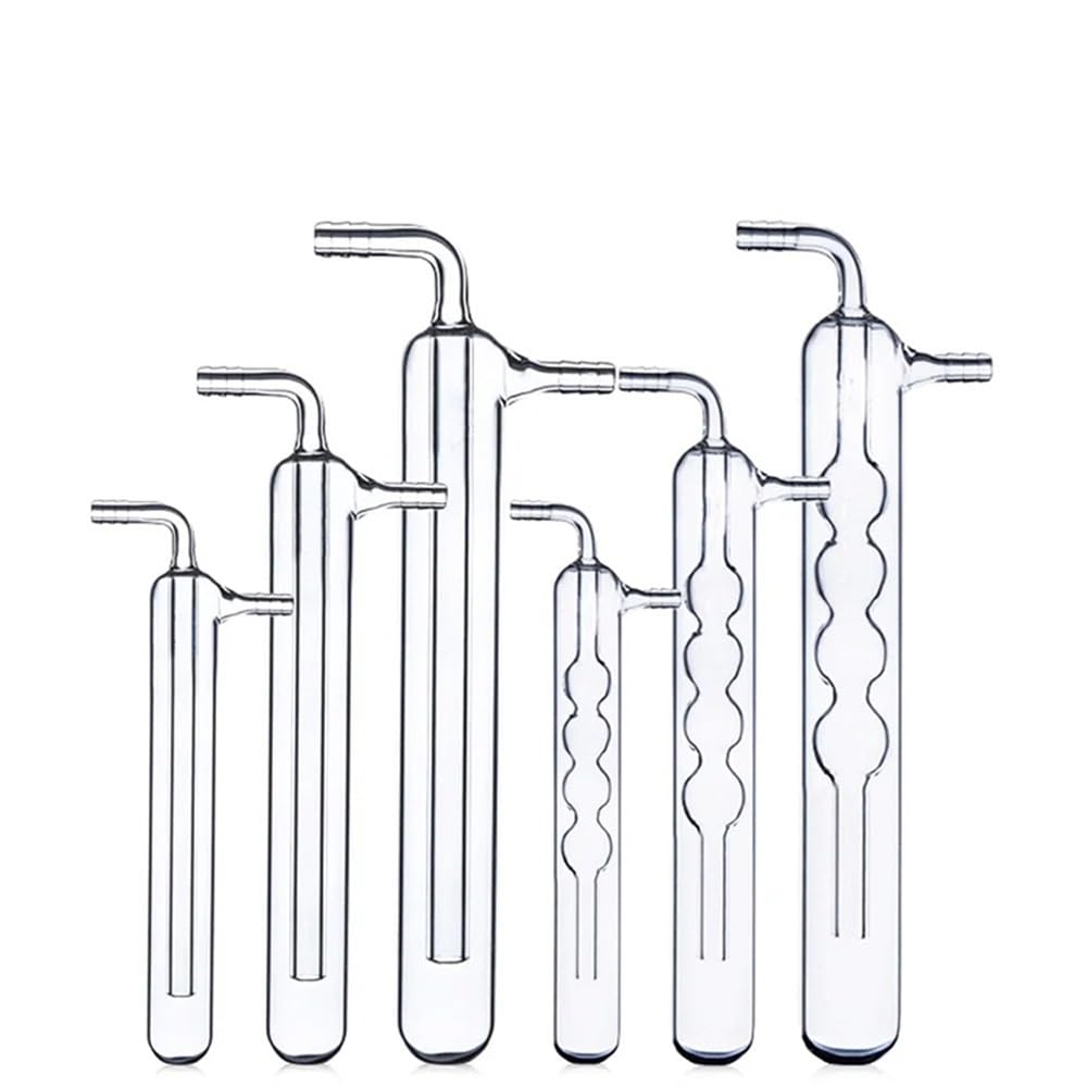 Sprzęt do przyrządów laboratoryjnych 15 x 100-50 x 350 mm szklany kulisty lub prosty zimny pułapka laboratoryjny eksperyment ze szkła (30 x 200 mm proste)
