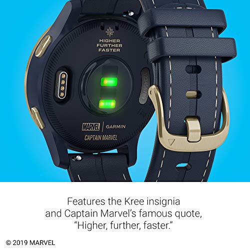 Garmin Legacy Hero Series, Marvel Captain Marvel Inspired Premium Smartwatch, Includes a Captain Marvel Inspired App… - Image 5