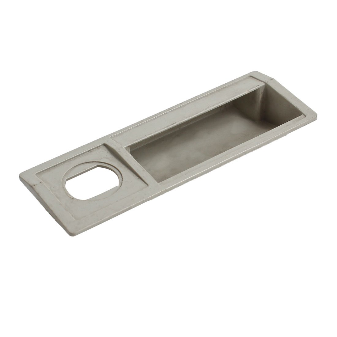 Aexit Cupboard Drawer Nuts Gray Plastic Flush Pull Handle Nuts Handle 112mmx43mm