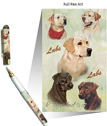Bolígrafo con diseño Labrador Retriever set 50 unidades miniatura 2