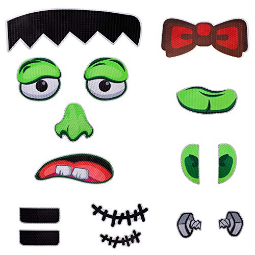 Halloween Refrigerator Magnets Decorations - Reflective Monster Frankenstein Hallowmas Garage Fridge Kitchen Cute Funny Party Supplies Decor #TOP5