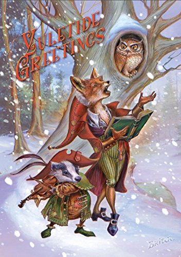 Briar Wildwood Carols - Festive Christmas Yule Winter Solstice Greeting Card