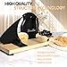 Manual Bread Slicer for Homemade Sourdough Bread, Adjustable Thickness&Evenly Slicing, Hand Crank Bread Slicer with Scale Line and Suction Cup, Serrated Blade Design, Patent:USD105861