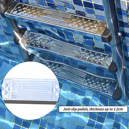 Escalera para piscina con barandales acero inoxidable 2 pasos miniatura 4