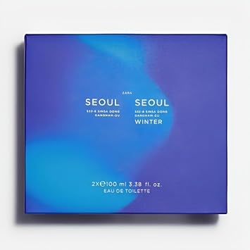 Zara Man Seoul 532-8 Sinsa Dong Gangnam-Gu + Seoul Winter Cologne for Men Fragrance Set EDT Eau De Toilette 2x 100 ML (3.4 FL OZ)