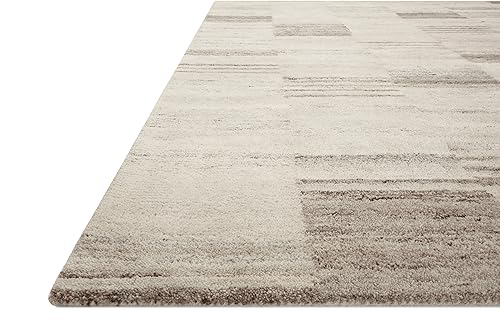 Image of Loloi Amber Lewis Rocky Ivory /Dove 5'-0 inch x 7'-6 inch Area Rug