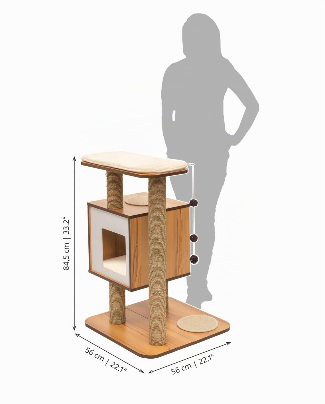 Catit 52042 Mueble Rascador para Gatos