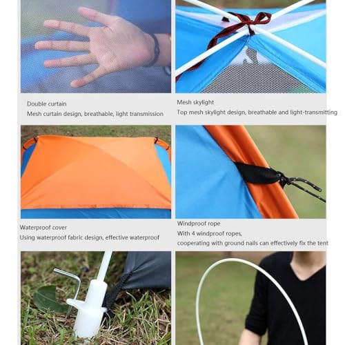 Carpa de Camping Instantánea para 2 Personas miniatura 3