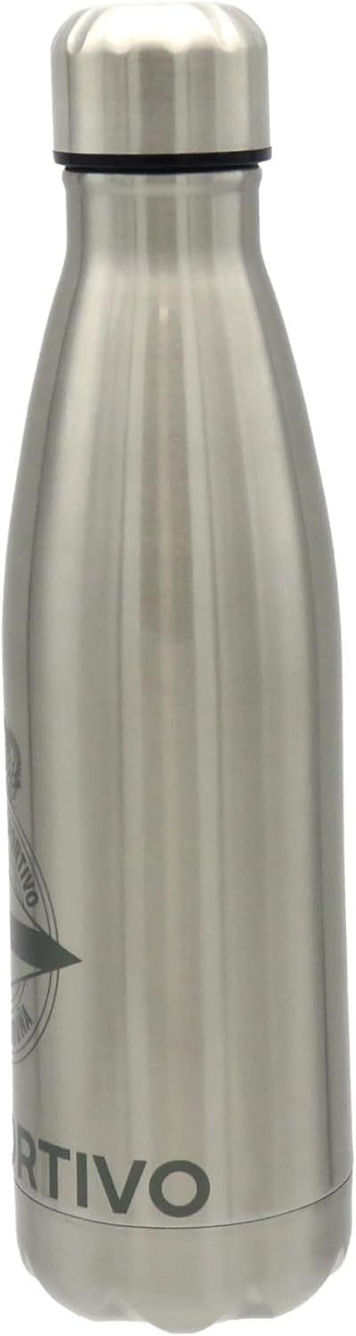 CyP Brands- Deportivo de la Coruña, Bottle, Water Bottle, Water Bottle, Canteen, Steel Colour, Official Product