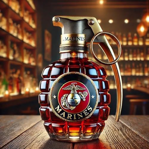 Bouteille décorative spirituelle de 1000 ml pour conserver le whisky le vin et l'huile