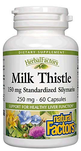 Milk Thistle Extract 250mg Natural Factors 60 Caps