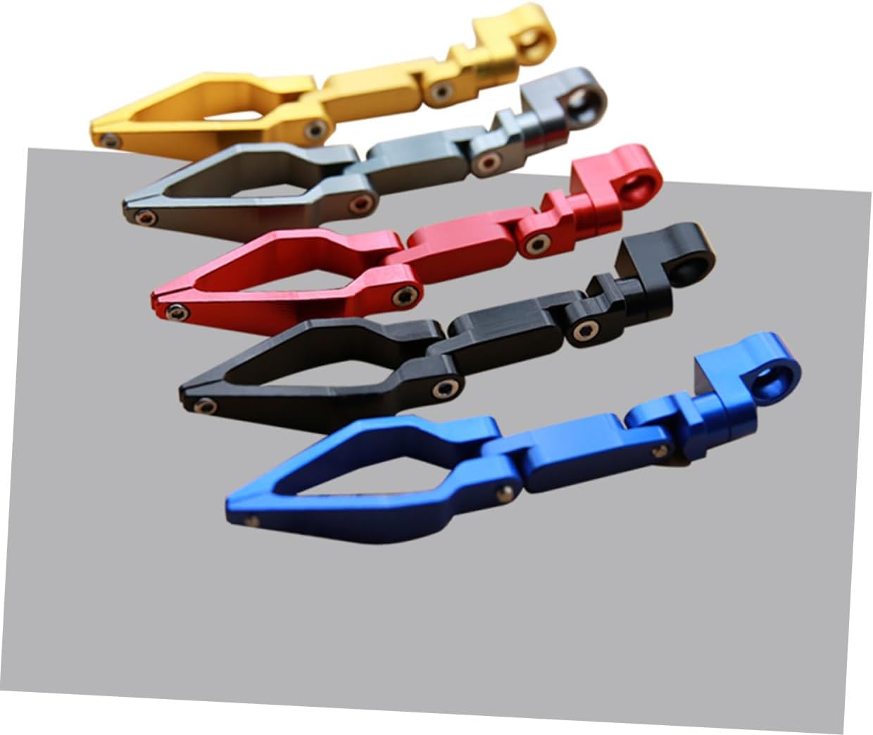 Motorcycle Brake Line Clamp Foldable Auto Repair Tool for Fuel and Heater Hoses Red Pliers for Motorcycle Tubing and Brake Line Fixing