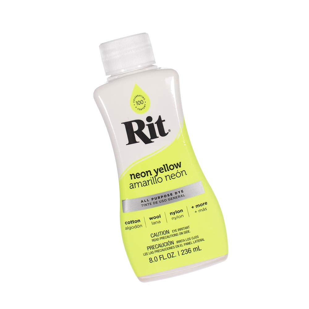Craft County Rit Dye líquido – 8 oz - Uso en algodón, lana, nailon, etc. Tinte no tóxico – Ropa, zapatos, accesorios y decoración